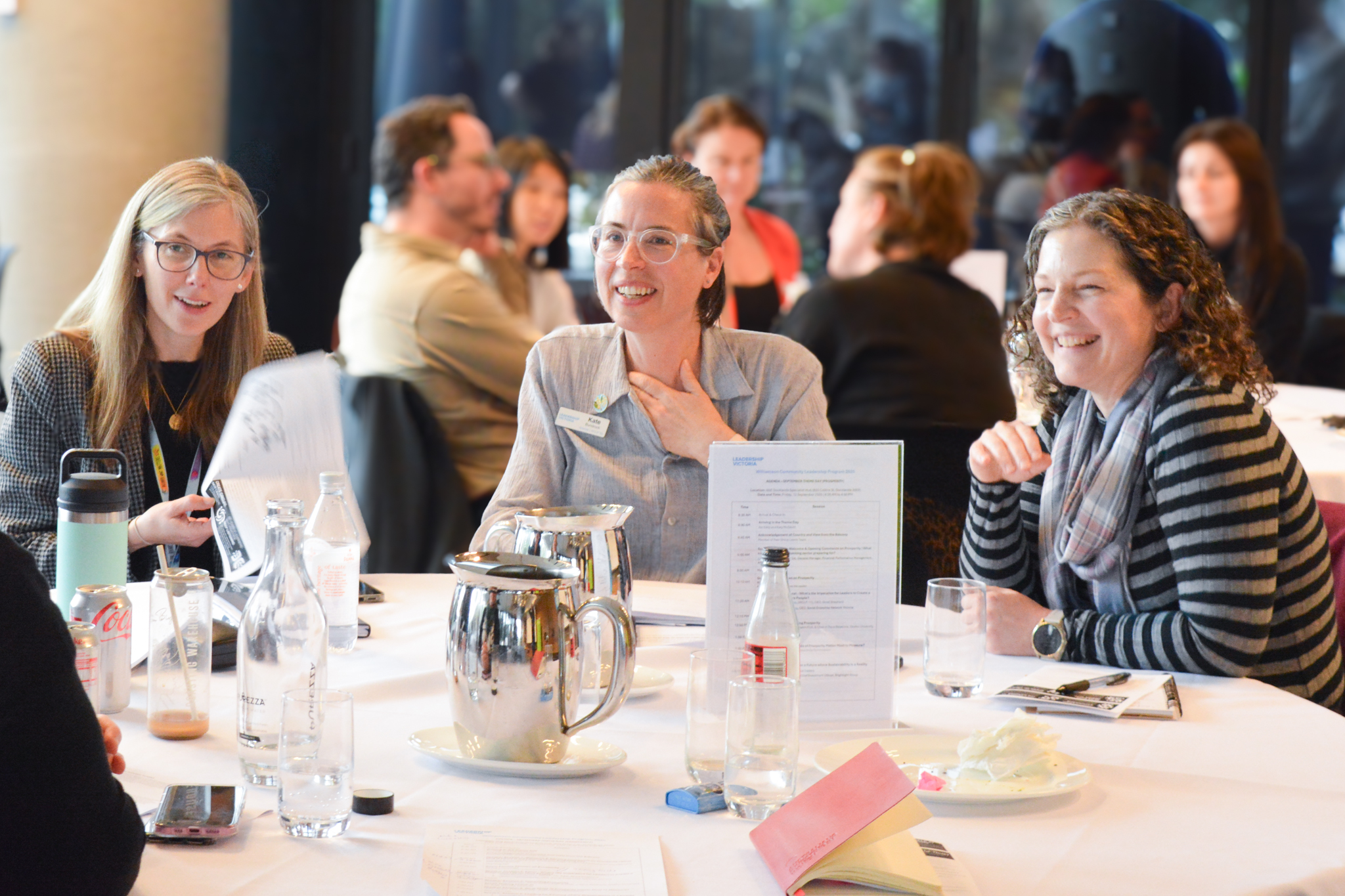 Leadership Victoria program participants gathered in a learning setting